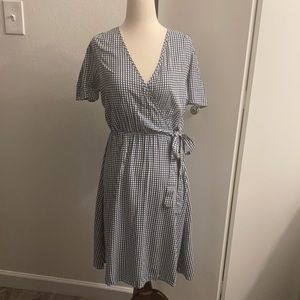 DownEast Faux Wrapped Dress